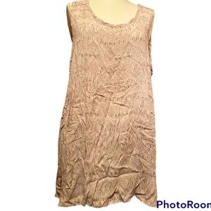 LOvELY MELODY lace-back geometric print plus-size sleeveless tank size 2x